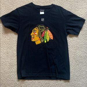 Reebok Black Tee with Colorful Graphic